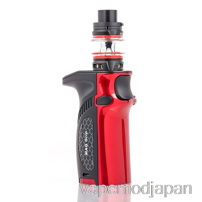 VAPE MOD SMOK MAG GRIP 100W & TFV8 BABY V2 スターターキット ブラック/レッド